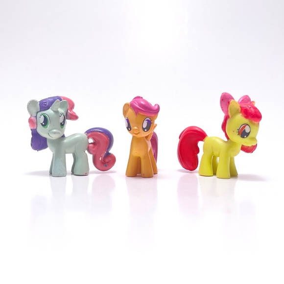 My Little Pony Minis 12 pack of vintage figurines (toys or cake toppers) - Picture 10 of 16